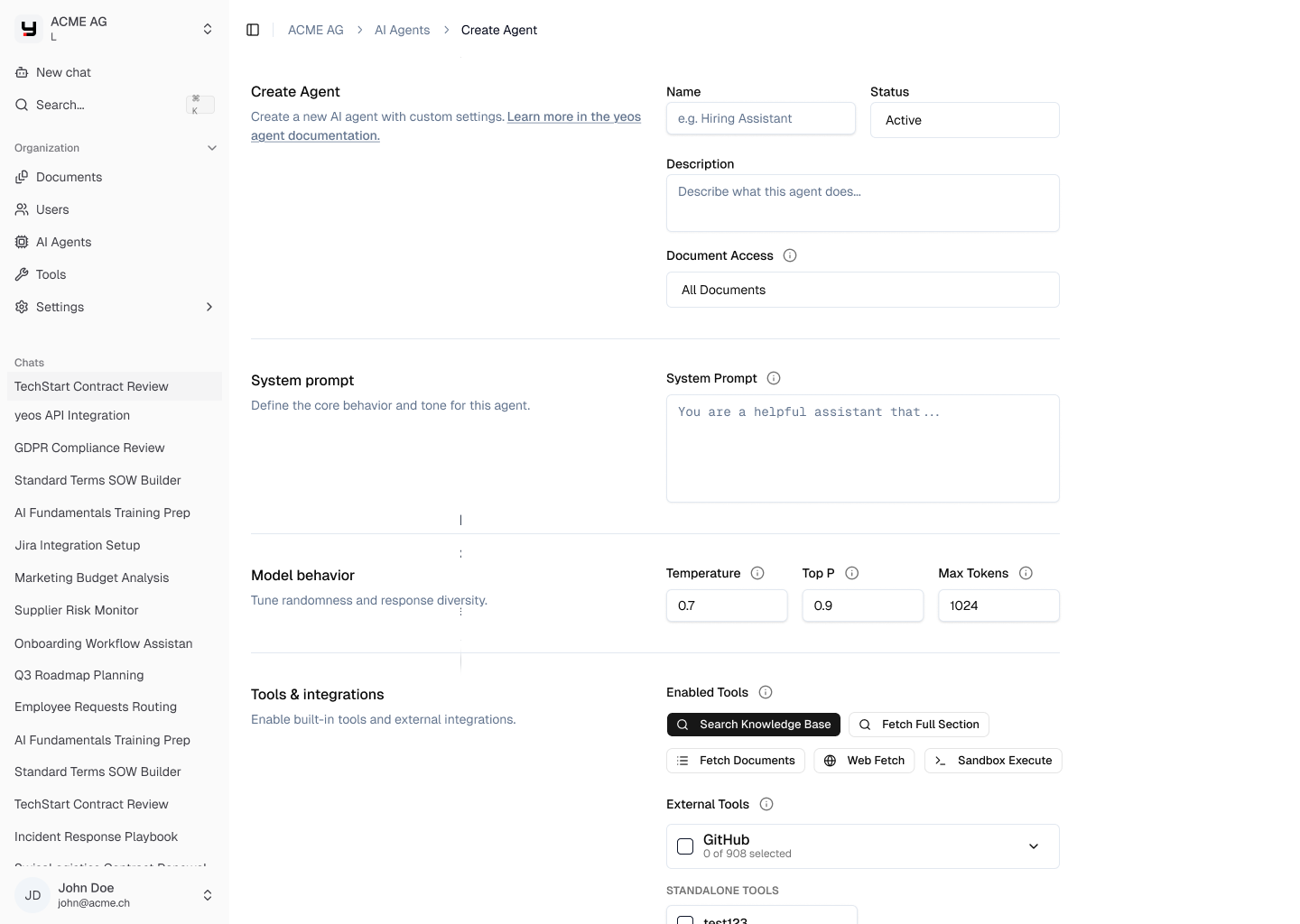 Agent Builder